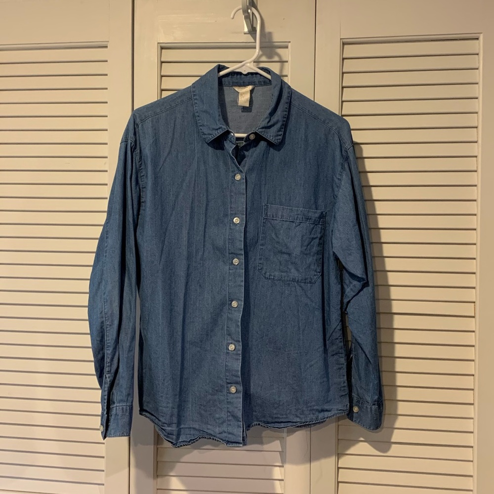 Chambray button up